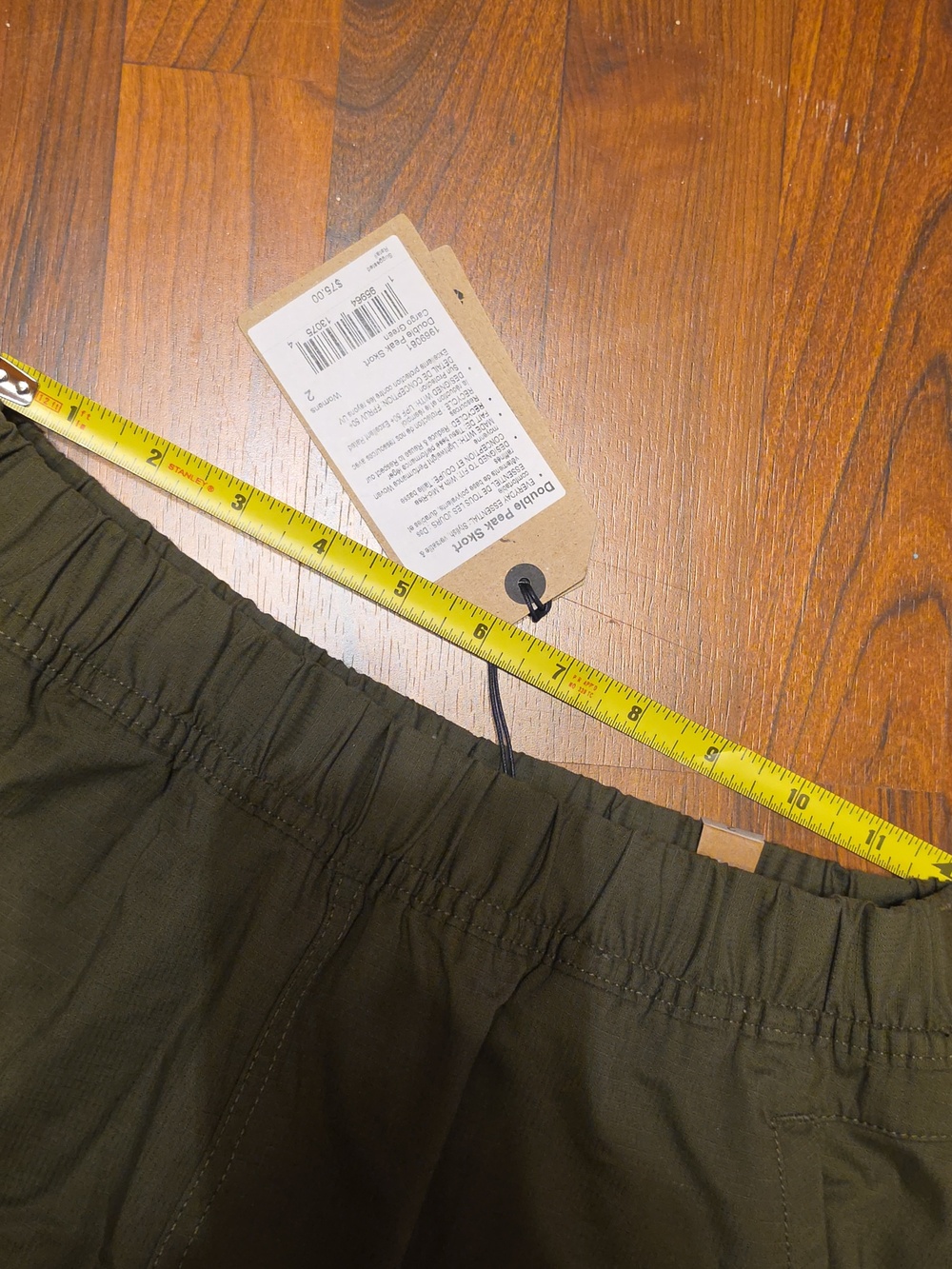 NEW Cargo Green Prana double peak skort - Picture 10 of 11